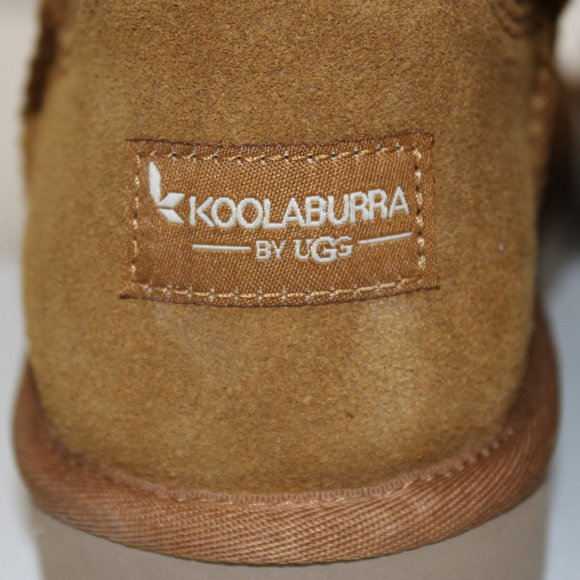 NWOB Ugg Koolaburra Suede Fur Lined Bow Boots Sz 7 - Picture 7 of 11